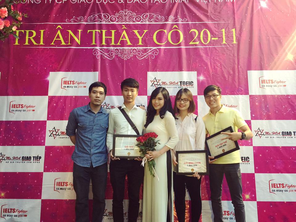 Ms Trà My - Giáo viên được yêu thích nhất 