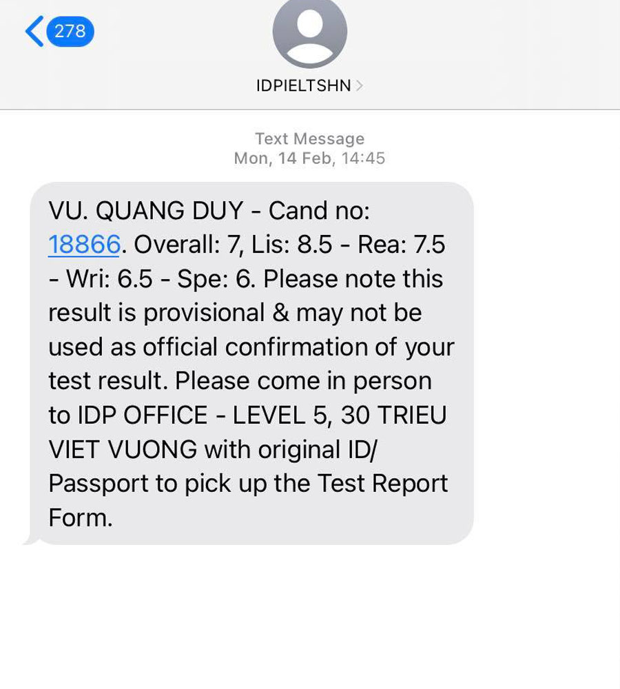 sinh viên neu - bạn quang duy 7.0 IELTS - 2