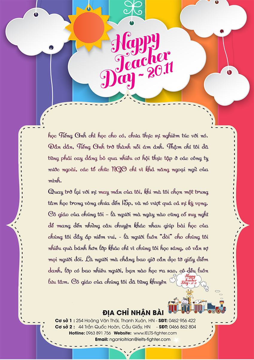 MS23 - Bài dự thi bạn Trịnh thị Giang- Học viên lớp Pre 84 