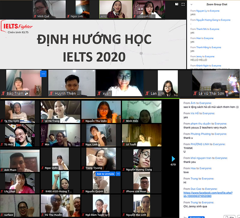 Gần 1000 bạn tham gia Workshop trực tuyến Định hướng học IELTS thời Covid ảnh 1