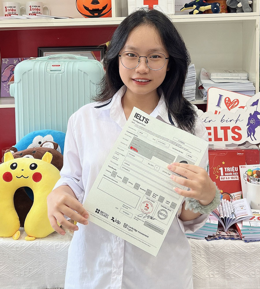 hạnh liên 7.0 ielts