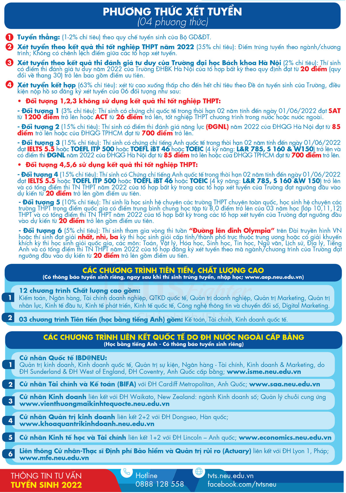 tuyển sinh đại học kinh tế quốc d&acirc;n