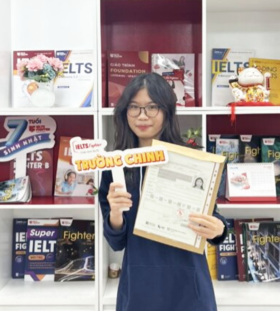 Kh&aacute;nh Huyền 7.5 IELTS