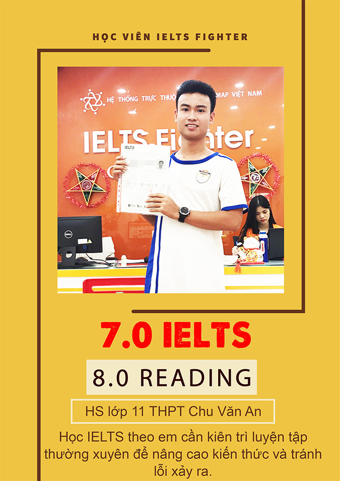 Nam sinh THPT Chu Văn An chia sẻ kinh nghiệm học 8.0 Reading 2