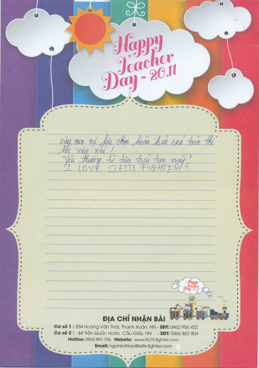 MS48 - Bài dự thi của bạn Lê Thị Kỳ Duyên - Học viên lớp F84