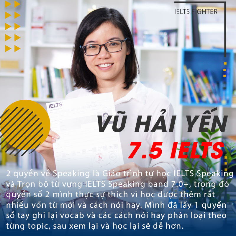 Vũ Hải Yến 7.5 IELTS học viên IELTS Fighter