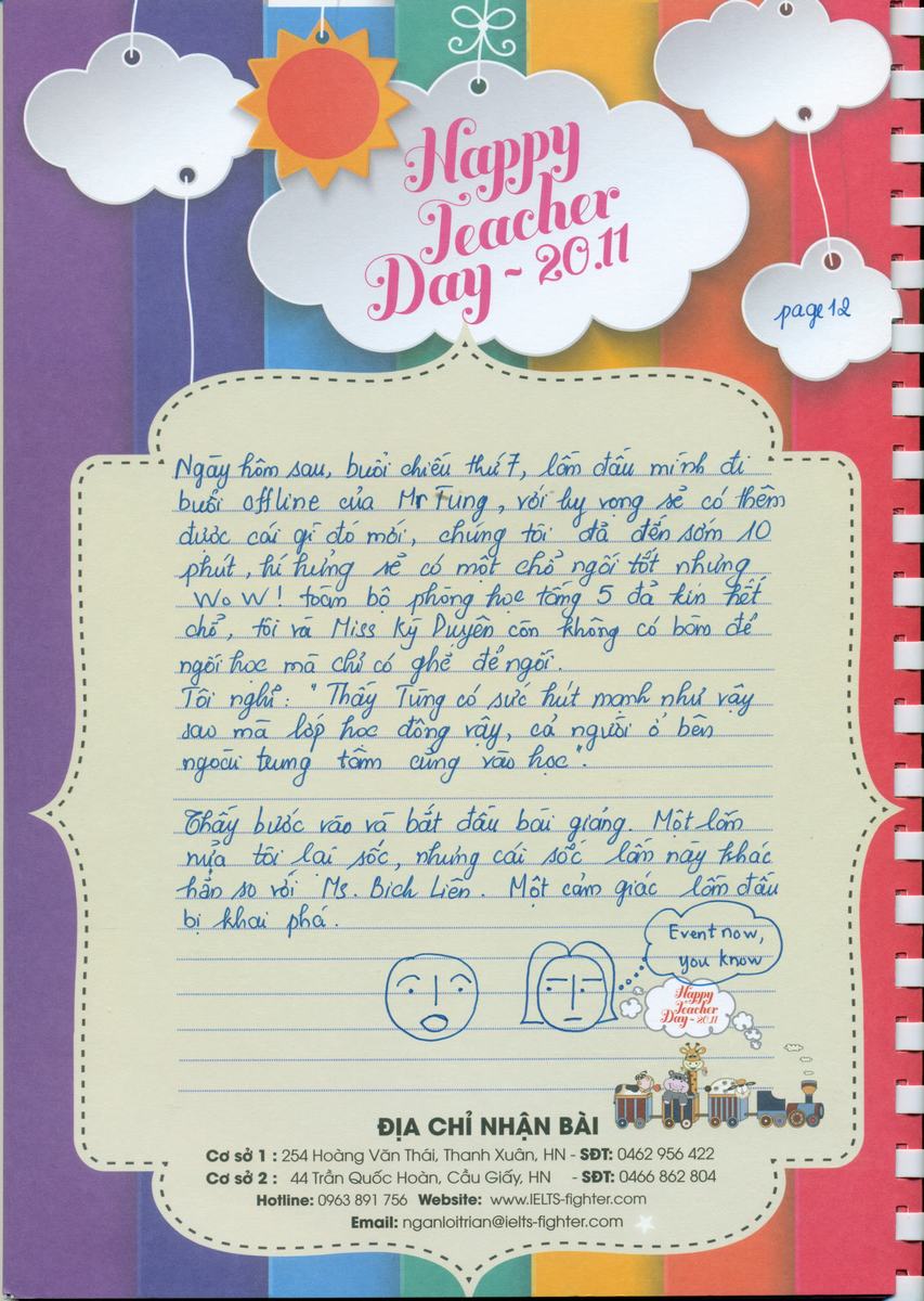 MS49 - Bài dự thi của bạn Chu Quang Trung - Học viên lớp F84 