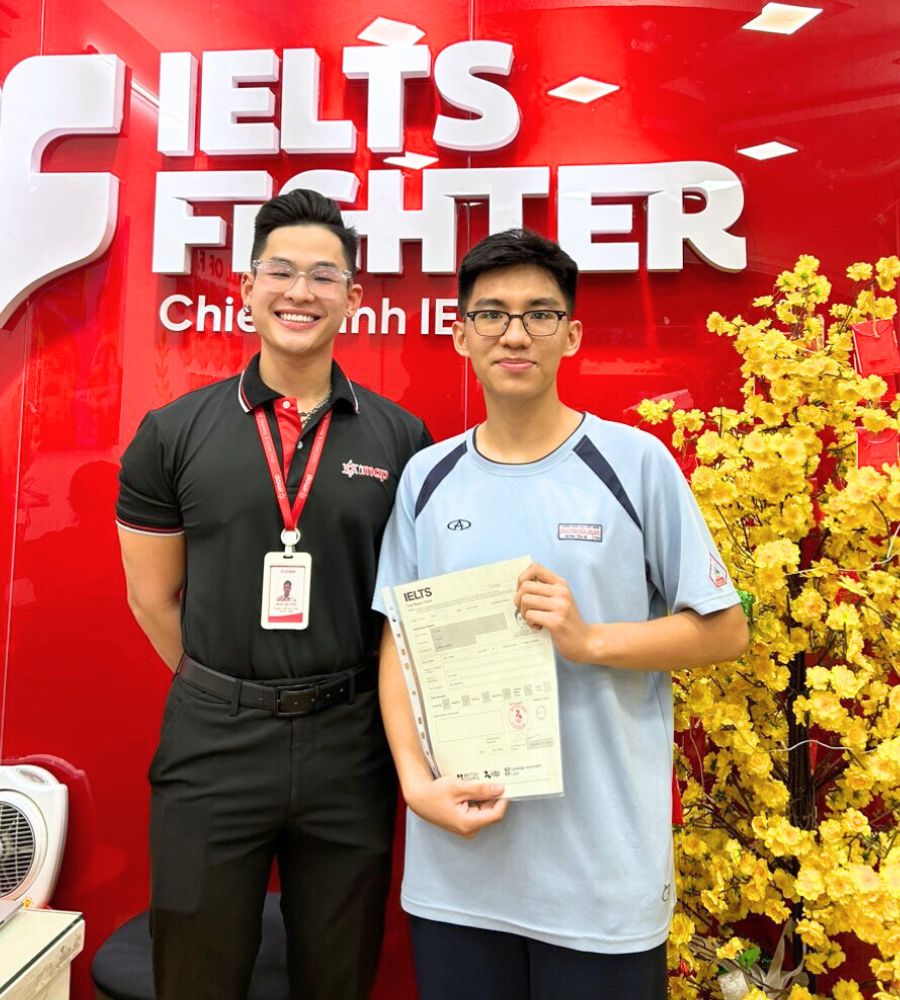 Học vi&ecirc;n T&ocirc;n Vũ chinh phục 7.5 IELTS ngay lần thi đầu