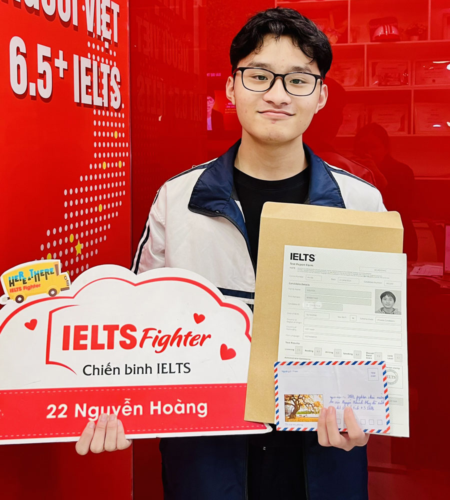 Kh&aacute;nh Huy 7.5 IELTS