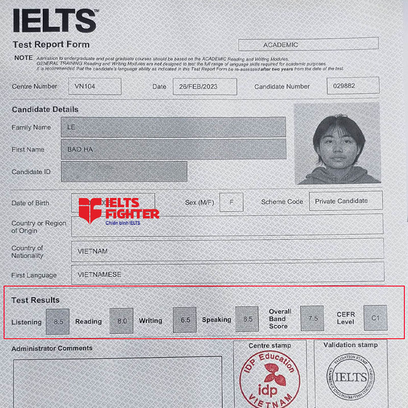 Học ielts từ cấp 2 cấp 3