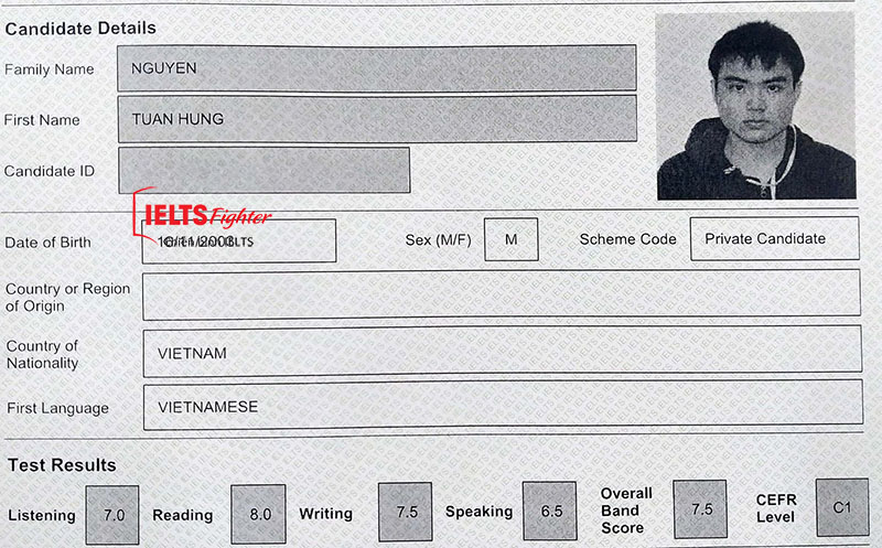 Tuấn Hưng 7.5 IELTS