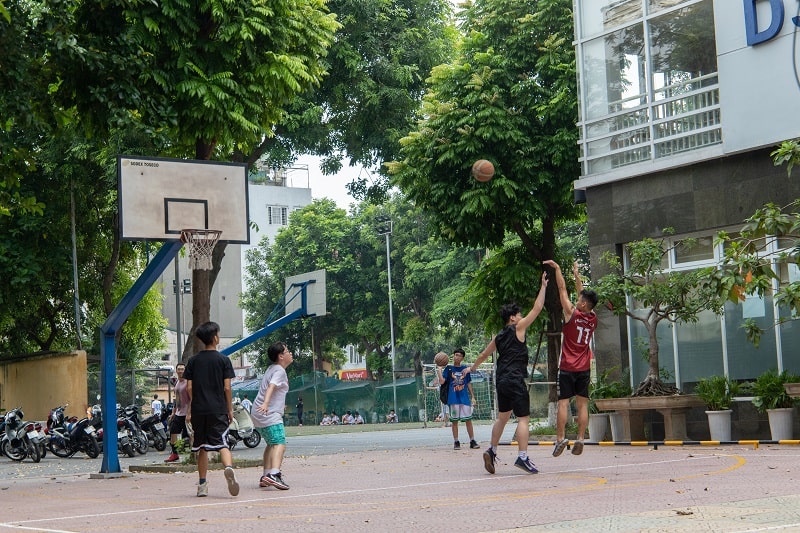 S&acirc;n b&oacute;ng rổ Học viện Ng&acirc;n h&agrave;ng