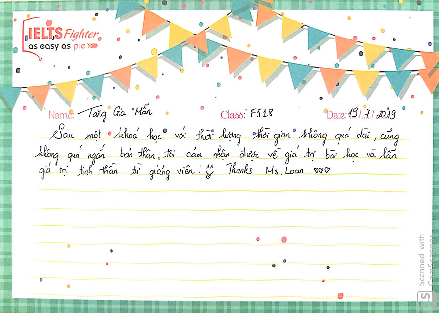 cảm nhận học viên F518 - ielts fighter ảnh 2