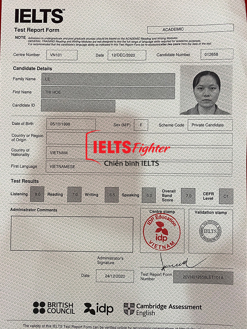 Tình cờ học IELTS theo lời khuyên của bạn, sinh viên Bách khoa ẵm luôn 7.0